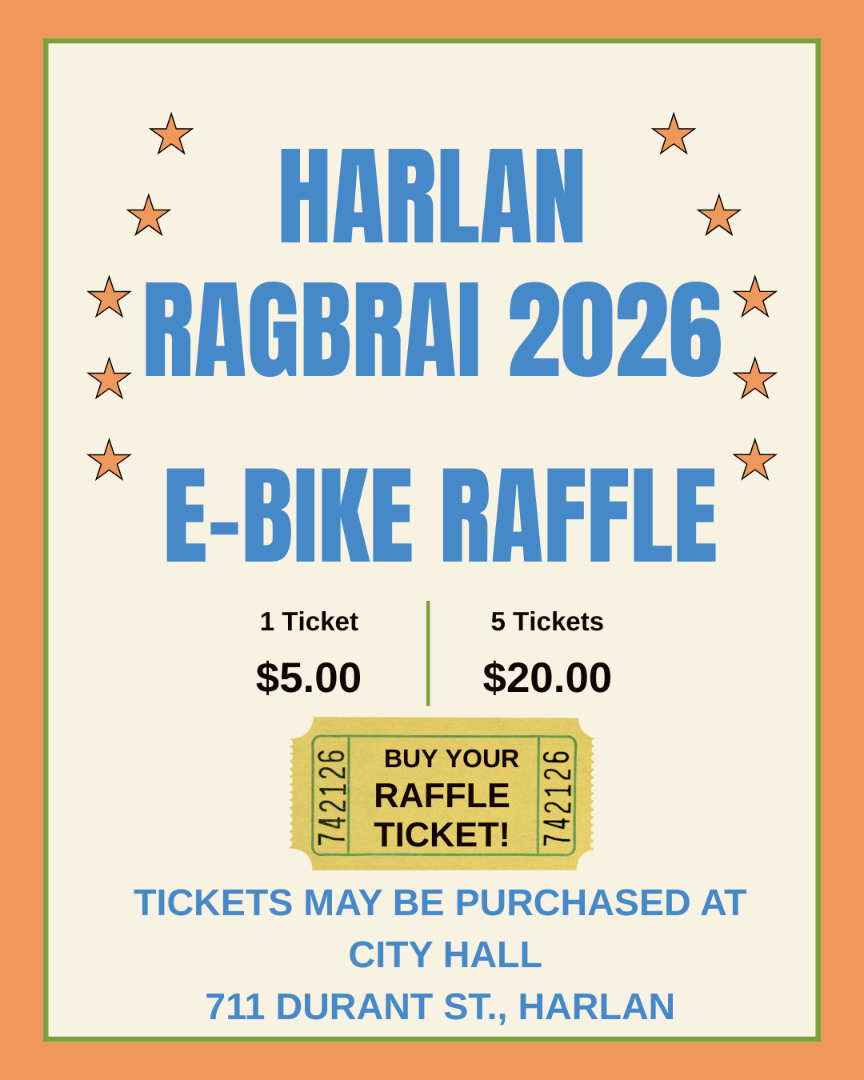 City of Harlan - E-Bike Raffle