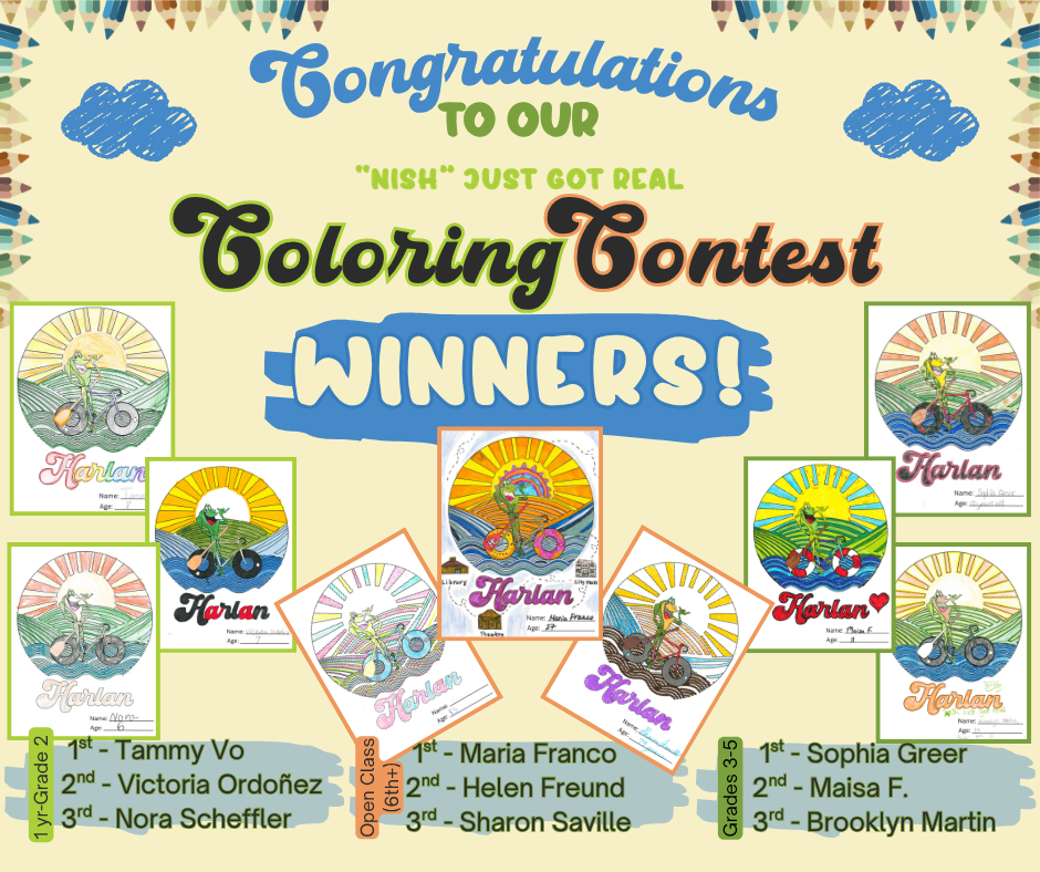 City of Harlan - Harlan RAGBRAI Coloring Contest